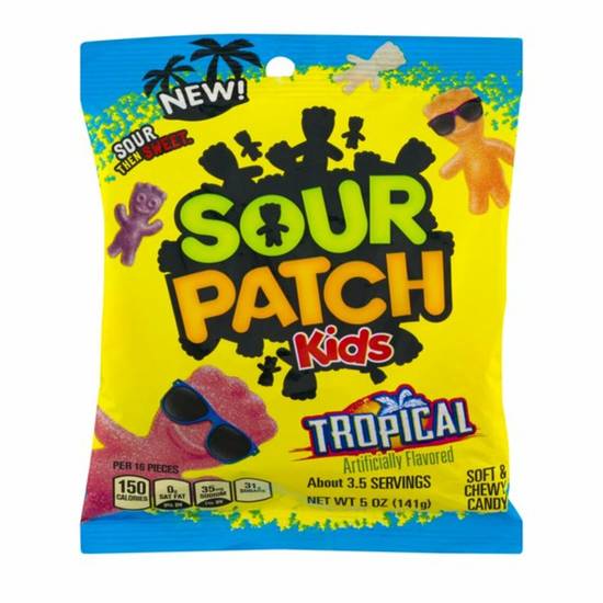 Order Sour Patch Kids - Tropical 5 oz food online from IV Deli Mart store, Goleta on bringmethat.com