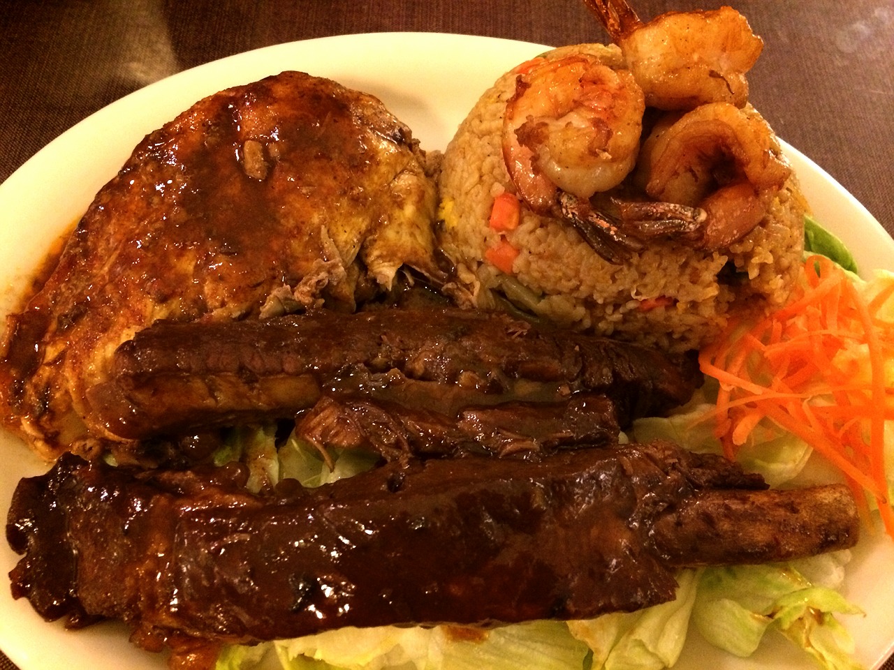 Order BBQ Combo Dinner food online from Thai Time Cuisine store, La Habra on bringmethat.com