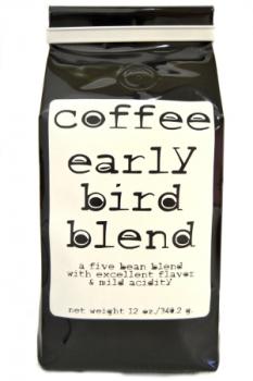 Order 12 oz. Early Bird Coffee in Decorative Bag food online from La Crema Coffee store, West Chester Township on bringmethat.com