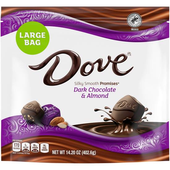 Order Dove Promises Dark Chocolate Almond Candy Individually Wrapped, 14.2 OZ food online from Cvs store, DOVER on bringmethat.com