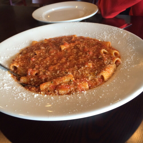 Order Rigatoni Bolognese food online from Fiamma Wood Fired Pizza store, Morristown on bringmethat.com