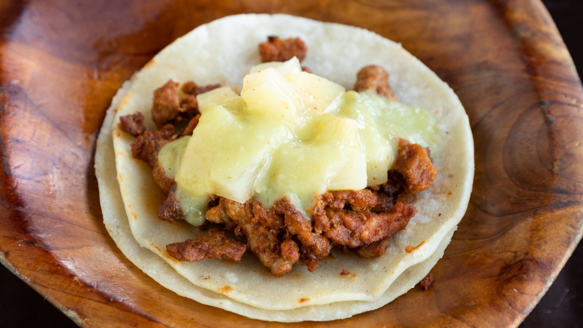 Order Al Pastor Taco food online from Jalapeno Pete store, Studio City on bringmethat.com