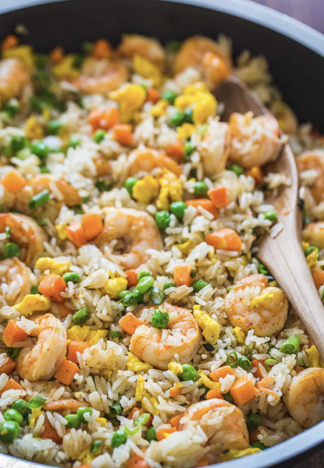 Order 97. Shrimp Fried Rice food online from Dragon Chinese Mongolian Bbq store, Compton on bringmethat.com