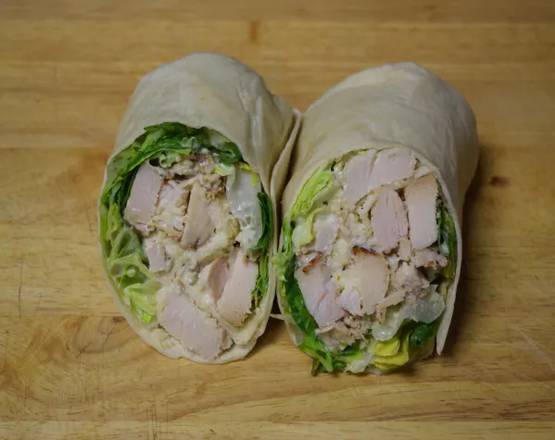 Order Chicken Caesar Wrap food online from Cuzino Family Kitchen store, Wilmington on bringmethat.com