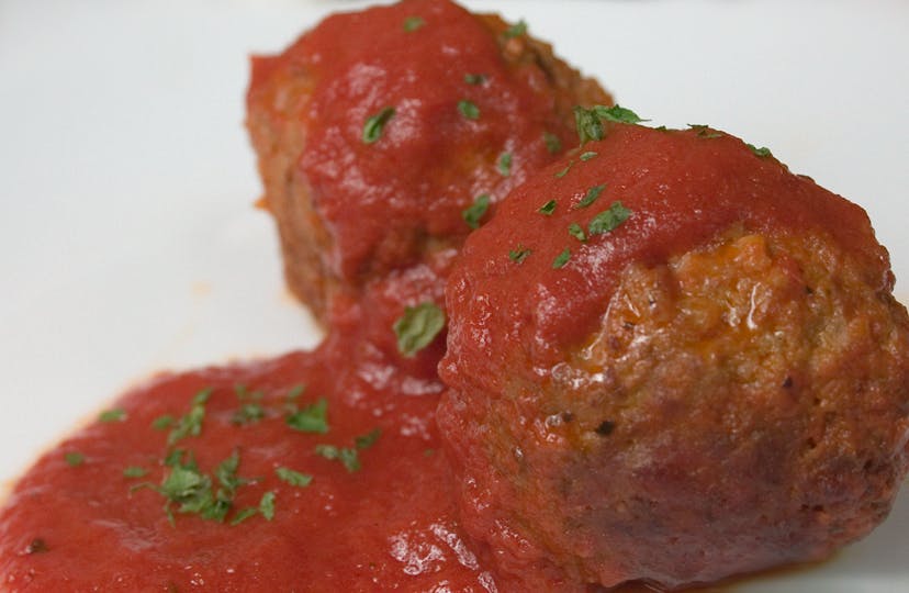 Order Mom's Meatballs - 2 Pieces food online from NYPD Pizza store, Orlando on bringmethat.com