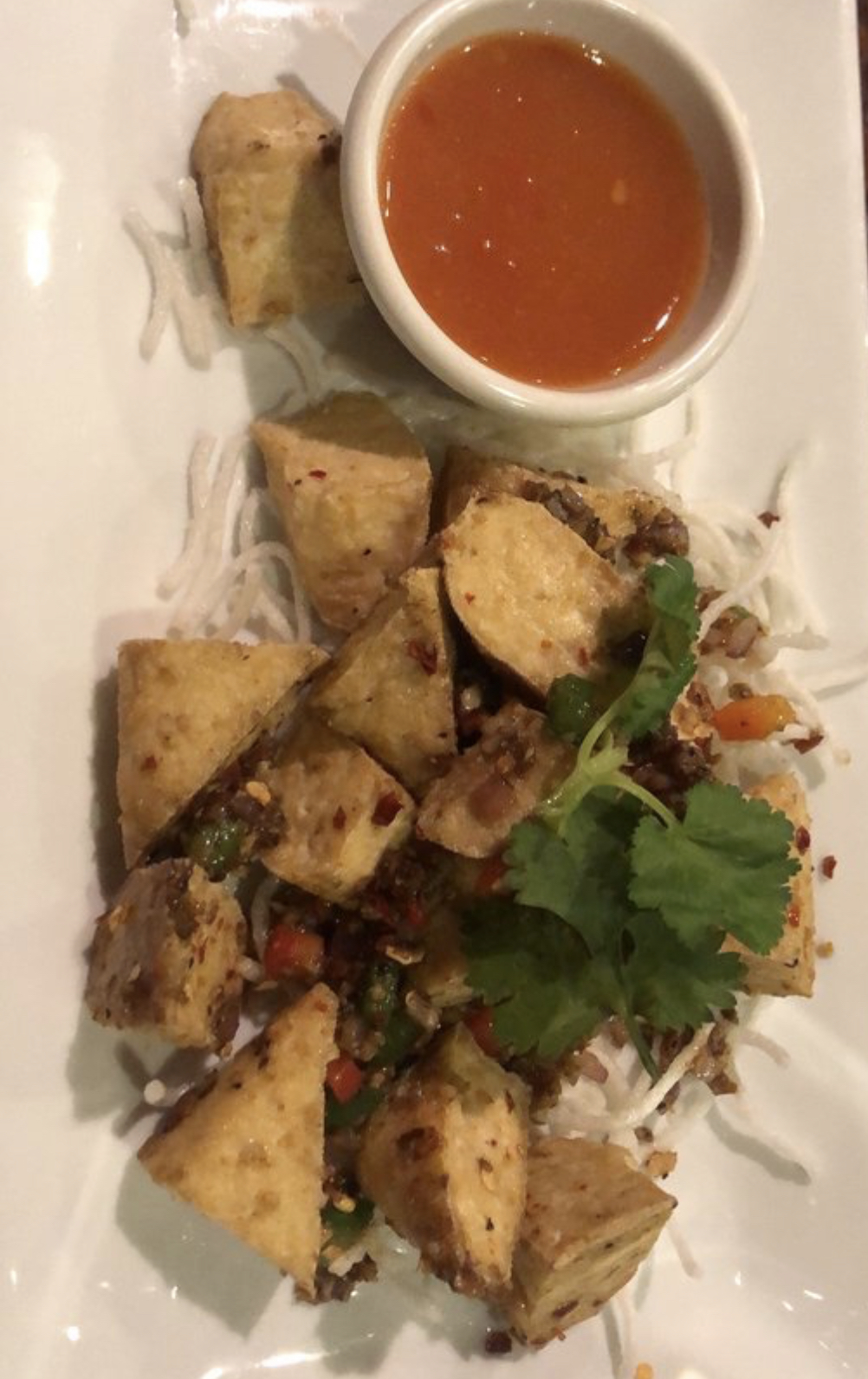 Order Fried Tofu with Salt and Peppers food online from Diamond Thai store, Somerset on bringmethat.com
