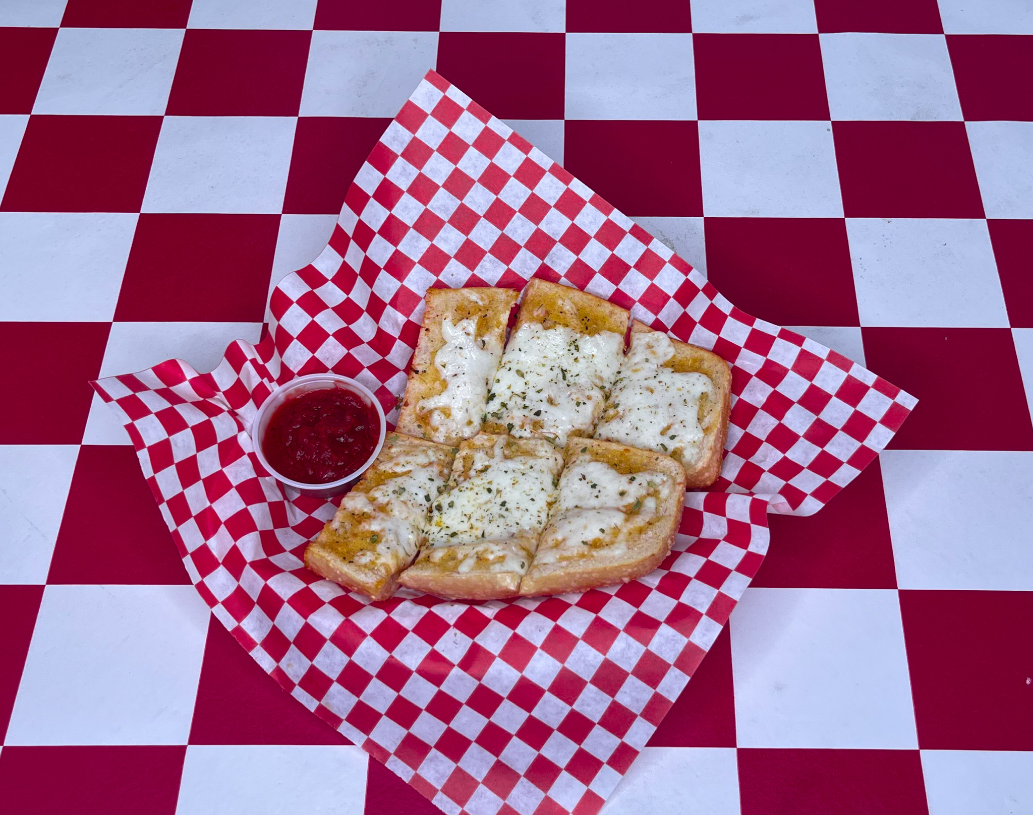 Order Garlic Bread with Cheese  food online from Jackspizza & Wings store, Modesto on bringmethat.com