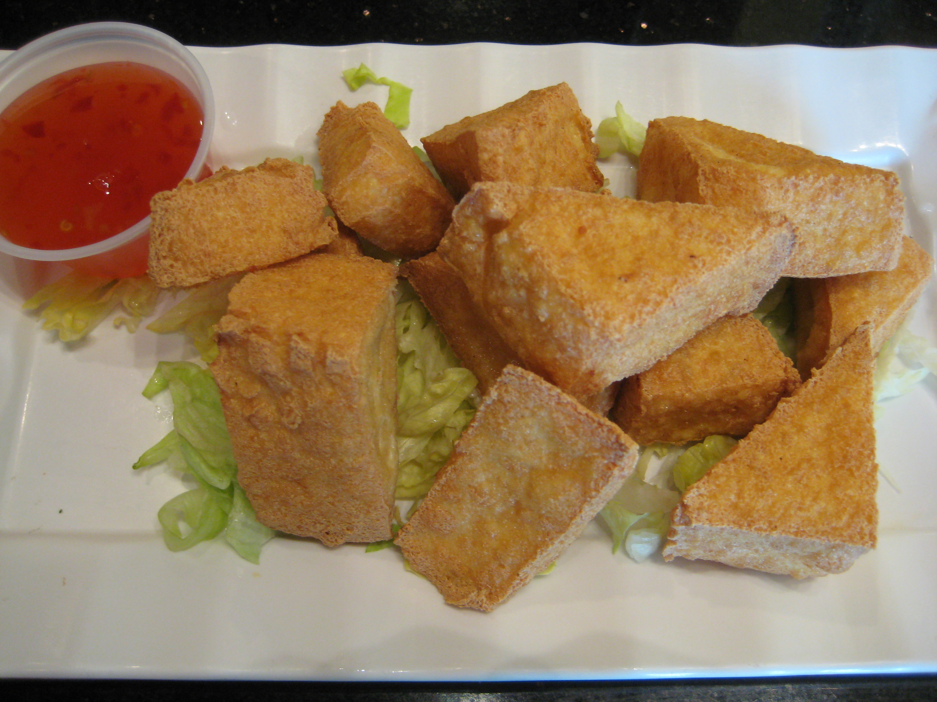 Order Deep Fried Tofu 炸豆腐 food online from Street Food Cafe store, San Mateo on bringmethat.com