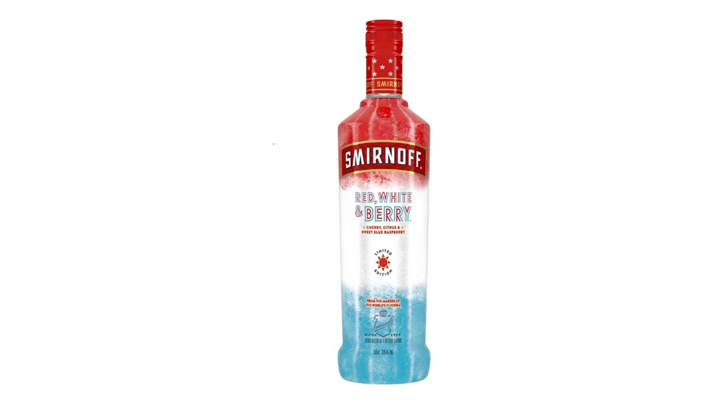 Order Smirnoff Red, White and Berry Vodka 750mL food online from Robert Market store, Los Angeles on bringmethat.com