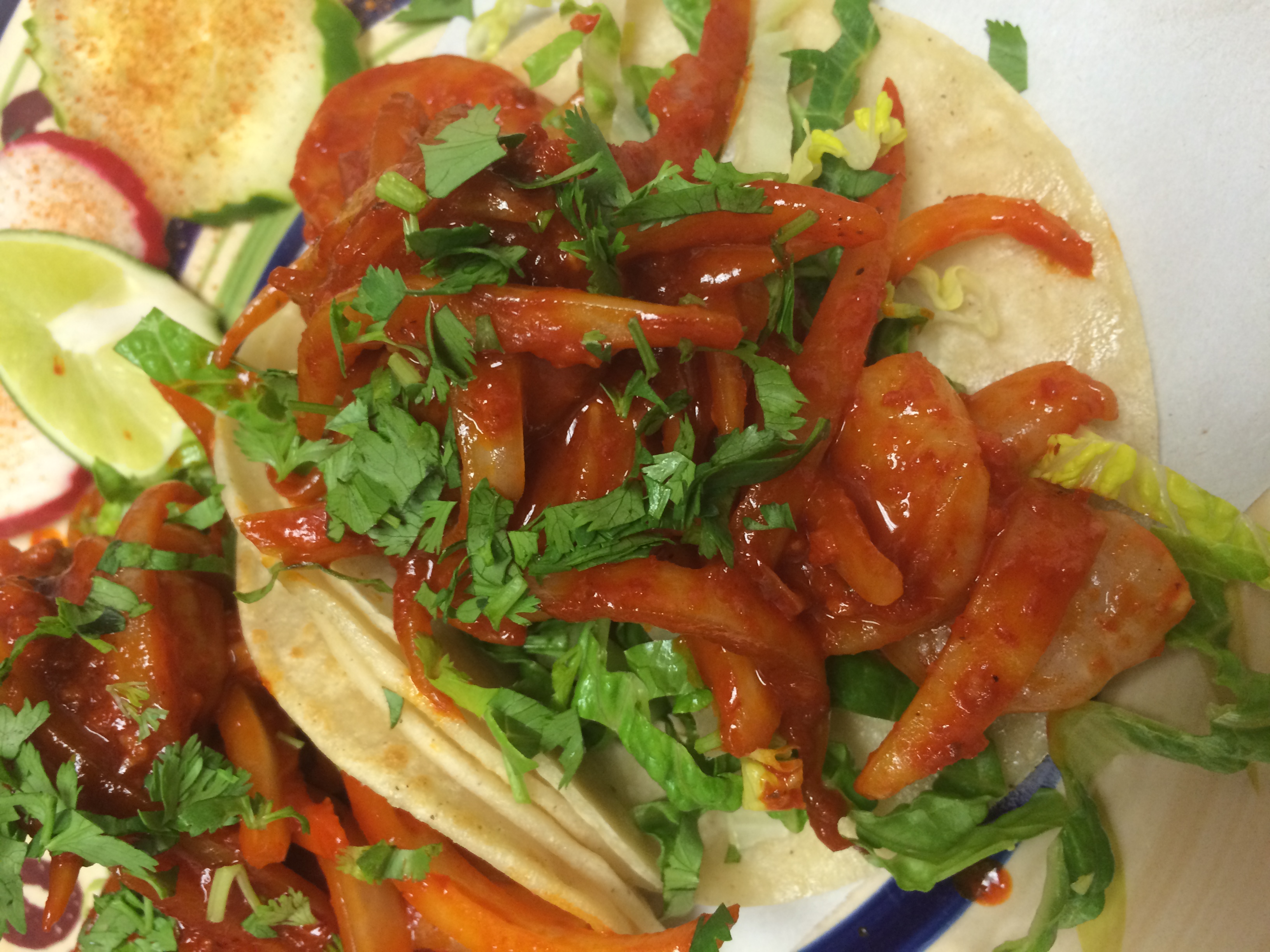 Order Shrimp Tacos food online from Quetzally Mexican Food store, Philadelphia on bringmethat.com