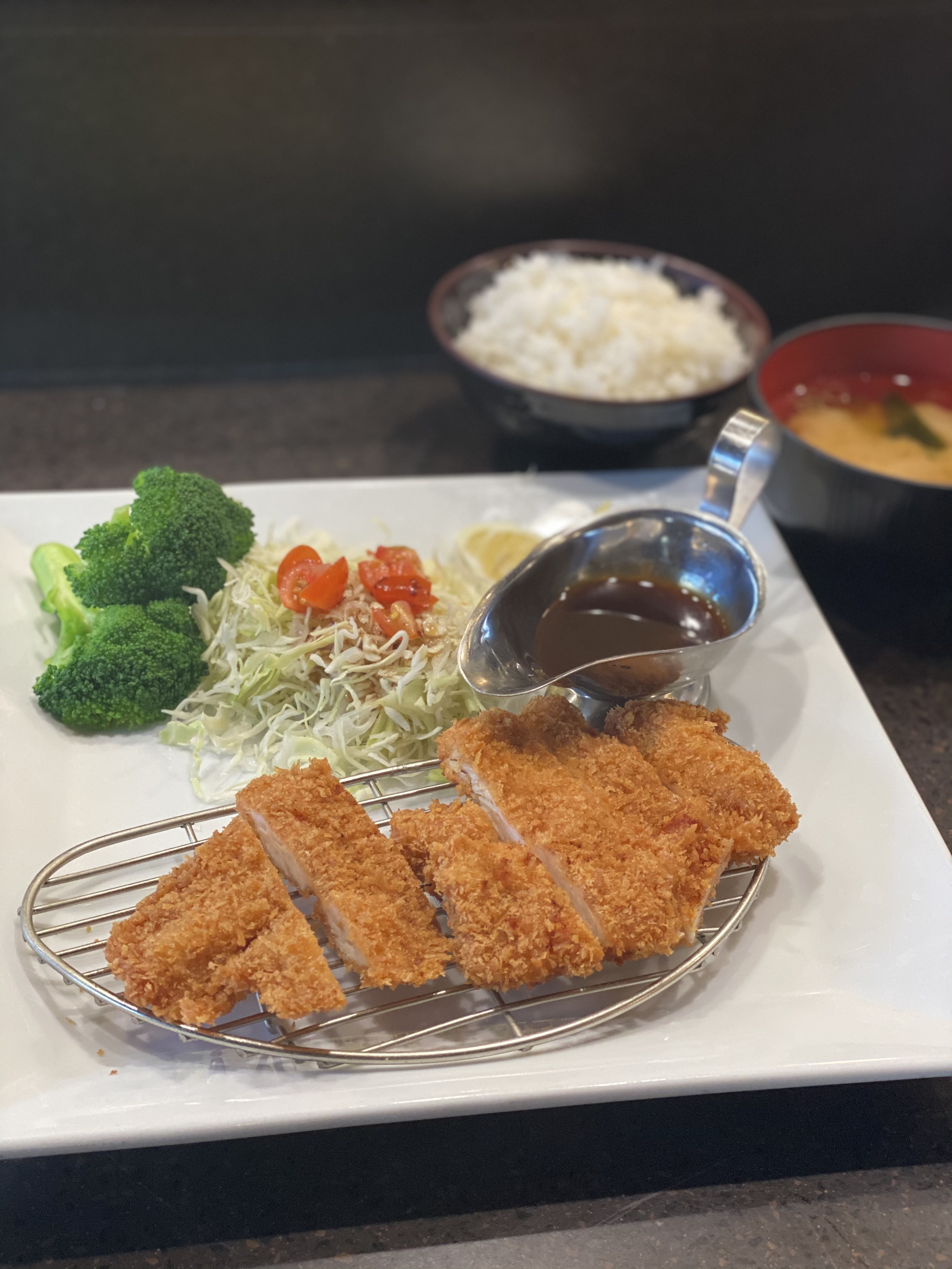 Order Chicken Cutlet Lunch food online from Kanpai Japanese Sushi Bar &amp; Gril store, Santa Monica on bringmethat.com
