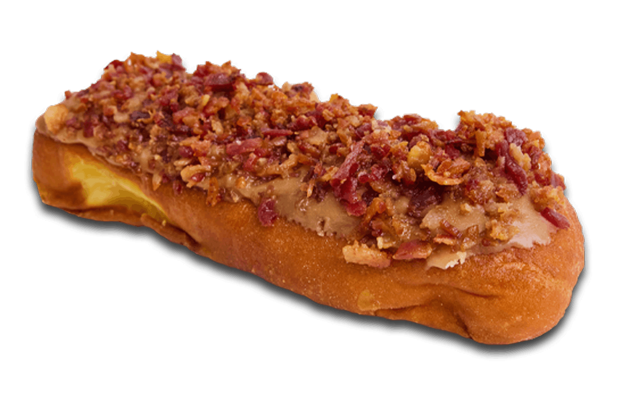 Order Bacon Maple Long John food online from Randy Donuts store, Costa Mesa on bringmethat.com