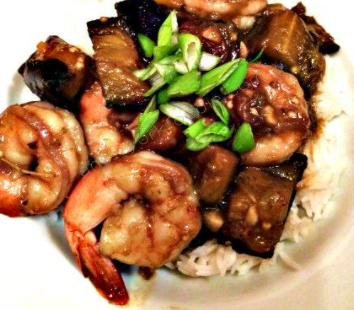 Order 47a. Shrimp with Eggplant Garlic Sauce food online from Great Wall Chinese Restaurant store, Doylestown on bringmethat.com