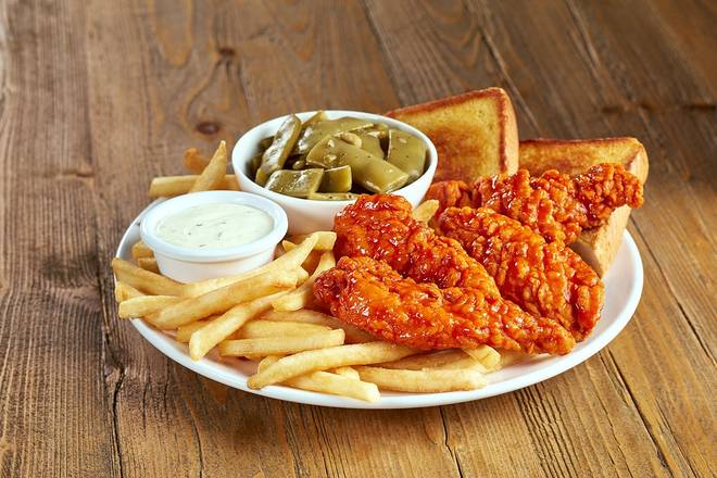 Order Crispy Southern Fried Chicken Tender Dinner food online from Huddle House store, Fitzgerald on bringmethat.com