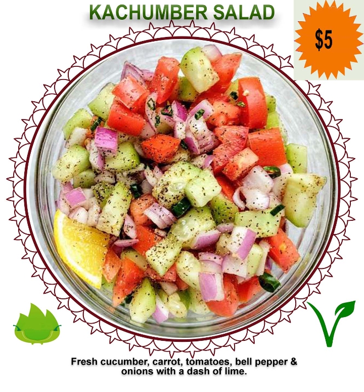 Order Kachumber Salad - Garden Green Salad food online from Dakshin Indian Bistro - N Hamilton Rd store, Columbus on bringmethat.com