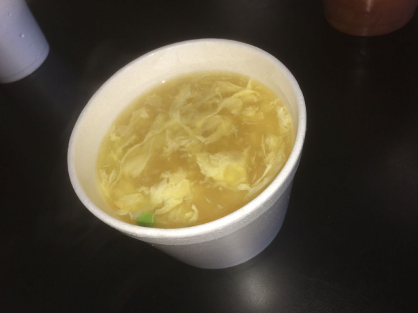 Order Egg Corn Soup food online from Cao's Kitchen Asian Bistro store, Orange on bringmethat.com