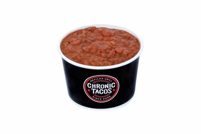 Order Side of Beans (8oz) [GF | V] food online from Chronic Tacos store, Huntington Beach on bringmethat.com