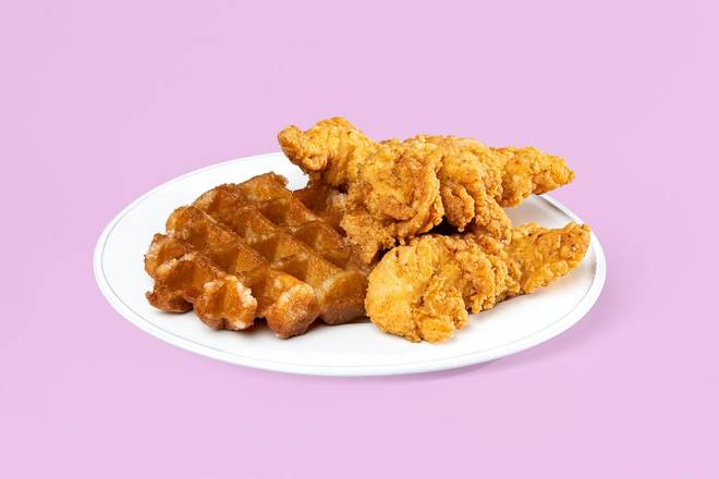 Order Chicken & Waffles Tray food online from Hunny Bee's store, Dayton on bringmethat.com