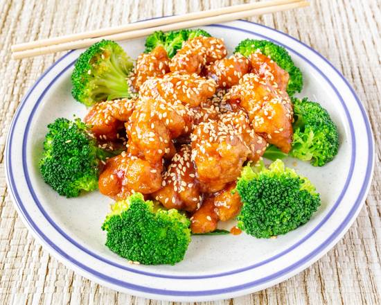 Order Sesame Chicken food online from Chinese American Cafe store, Jefferson Parish on bringmethat.com