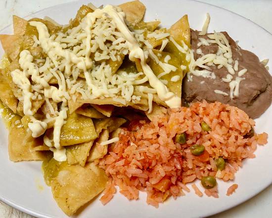 Order Chilaquiles with Chicken food online from Dona Tere Westheimer store, Houston on bringmethat.com