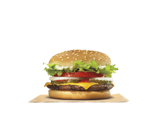Order WHOPPER JR.® with Cheese food online from Burger King store, Champaign on bringmethat.com