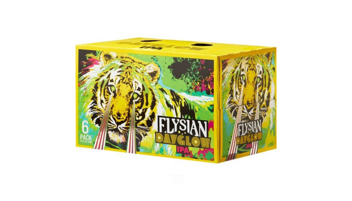Order Elysian Brewing Dayglow IPA 6 Pack 12oz Cans food online from Village Commons Liquor store, Camarillo on bringmethat.com