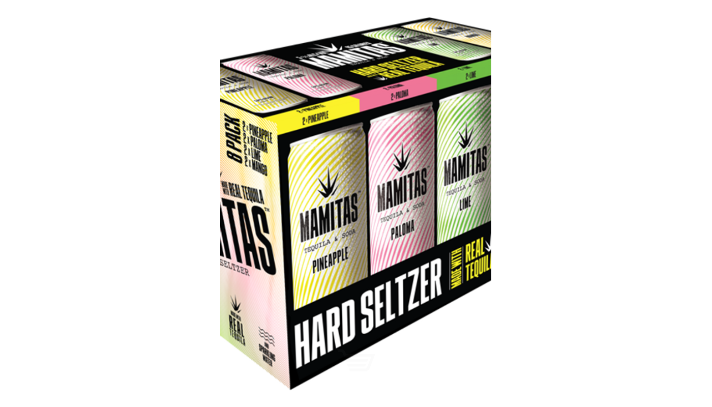 Order Mamitas Tequila Seltzer 8pk Variety 8x 355ml Cans food online from Oceanview Liquor store, Hermosa Beach on bringmethat.com