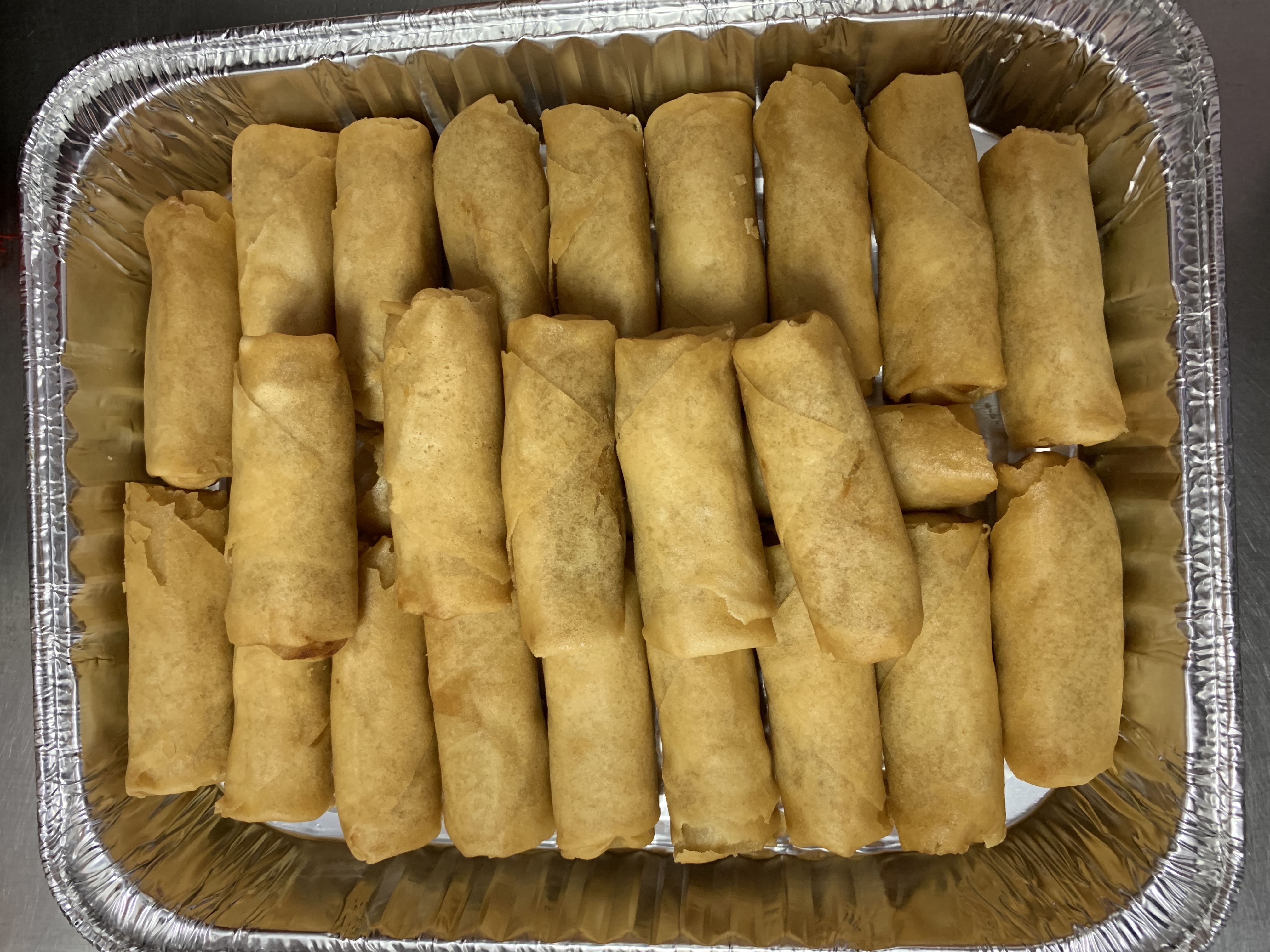 Order 25 Pieces Vegetable Spring Roll Party Tray food online from Great Wall Chinese Restaurant store, Western Springs on bringmethat.com