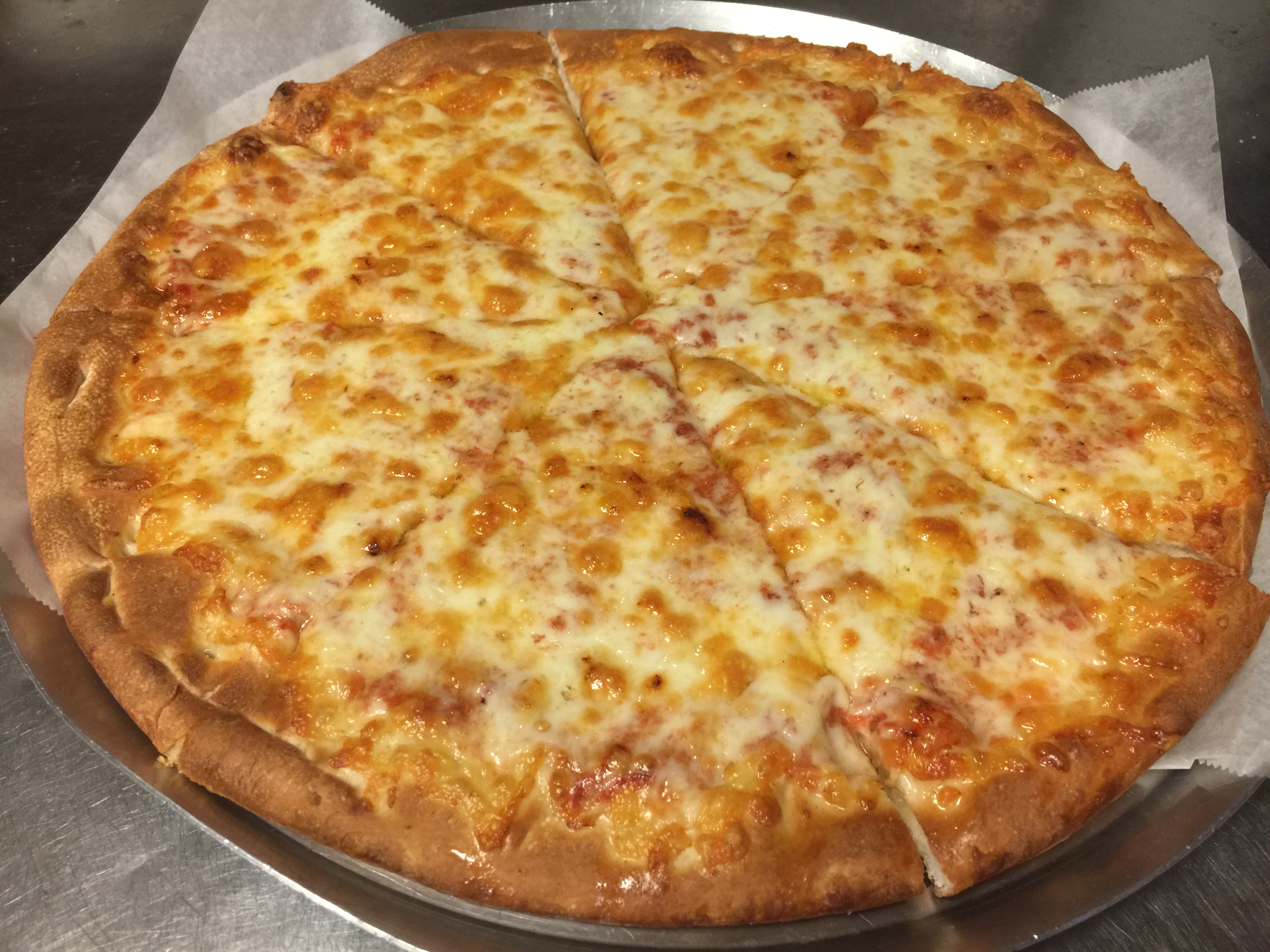 Order Cheese Pizza food online from Fiesta Pizza II Inc store, Philadelphia on bringmethat.com
