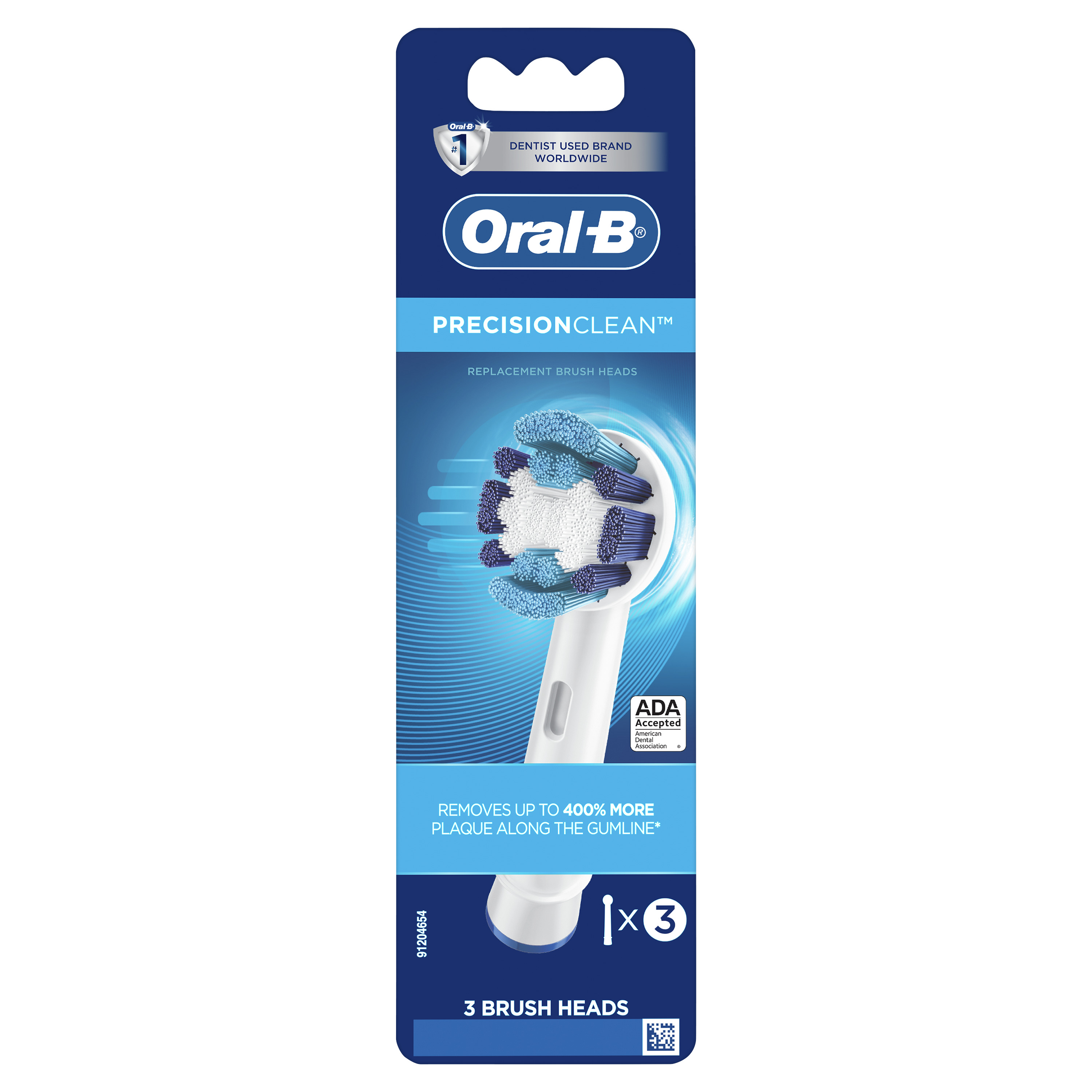 Order Oral-B Precision Clean Electric Toothbrush Replacement Brush Heads - 3 ct food online from Rite Aid store, Williamsville on bringmethat.com