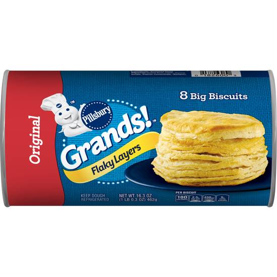Order Pillsbury Grands! Flaky Layers Original Biscuits, 8 CT food online from CVS store, MINNEAPOLIS on bringmethat.com