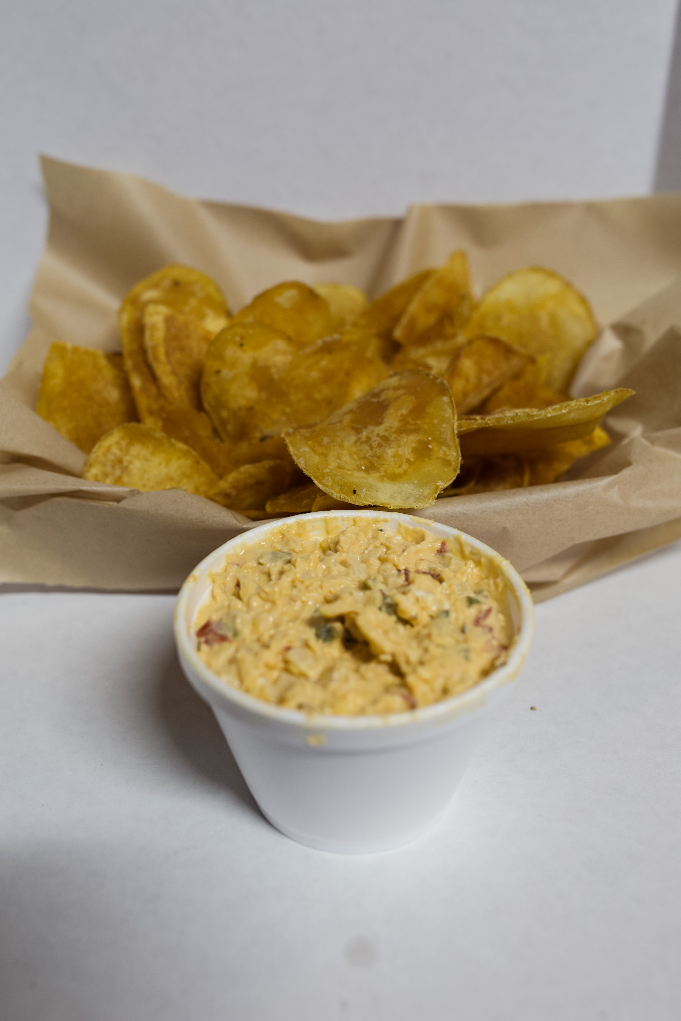 Order Pimento Cheese 'N' Chips food online from Moe Original Bbq store, Semmes on bringmethat.com