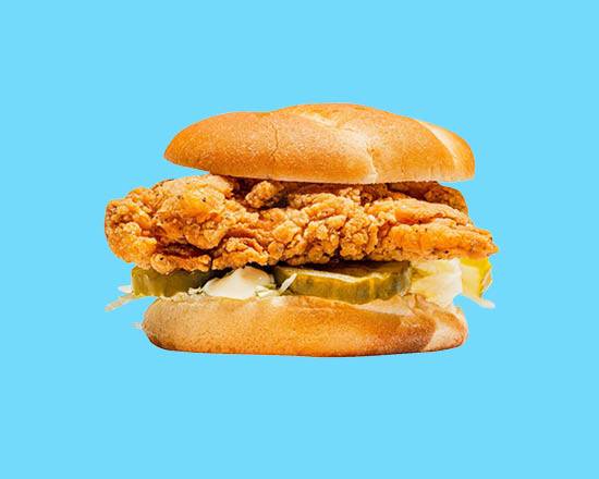 Order Crispy Chicken Tender Sandwich food online from Mrbeast Burger store, Oswego on bringmethat.com
