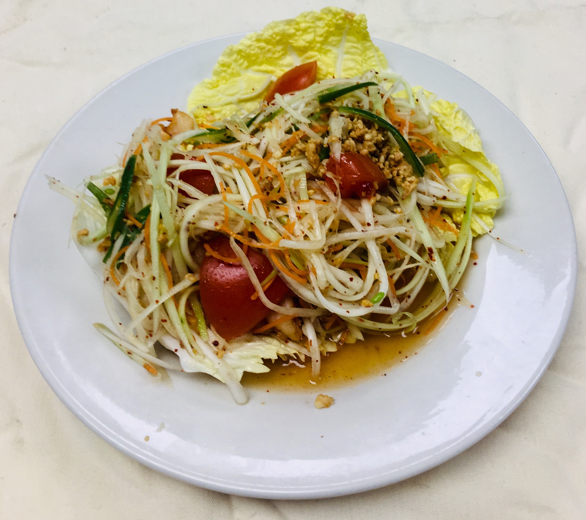 Order Papaya Salad food online from 22 Thai Cuisine store, New York on bringmethat.com