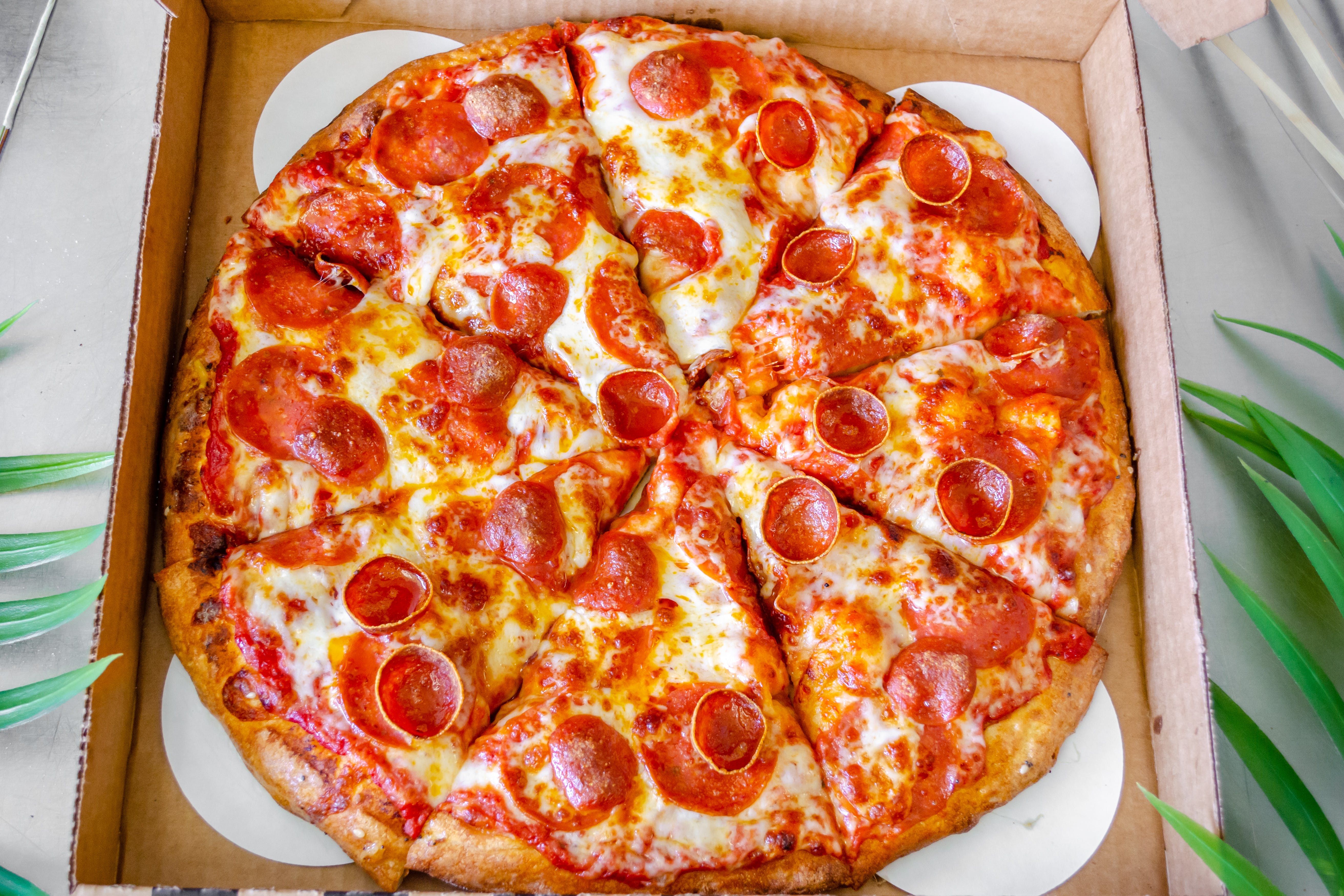 Order Pepperoni Lover Pizza - Small 10'' (8 Slices) food online from Milan Pizza store, Rancho Cordova on bringmethat.com
