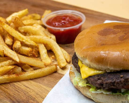 Order Cheeseburger food online from Los Panchitos store, San Angelo on bringmethat.com