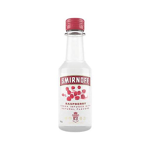 Order Smirnoff Raspberry Twist Vodka (50 ML) 78375 food online from Bevmo! store, Pleasanton on bringmethat.com