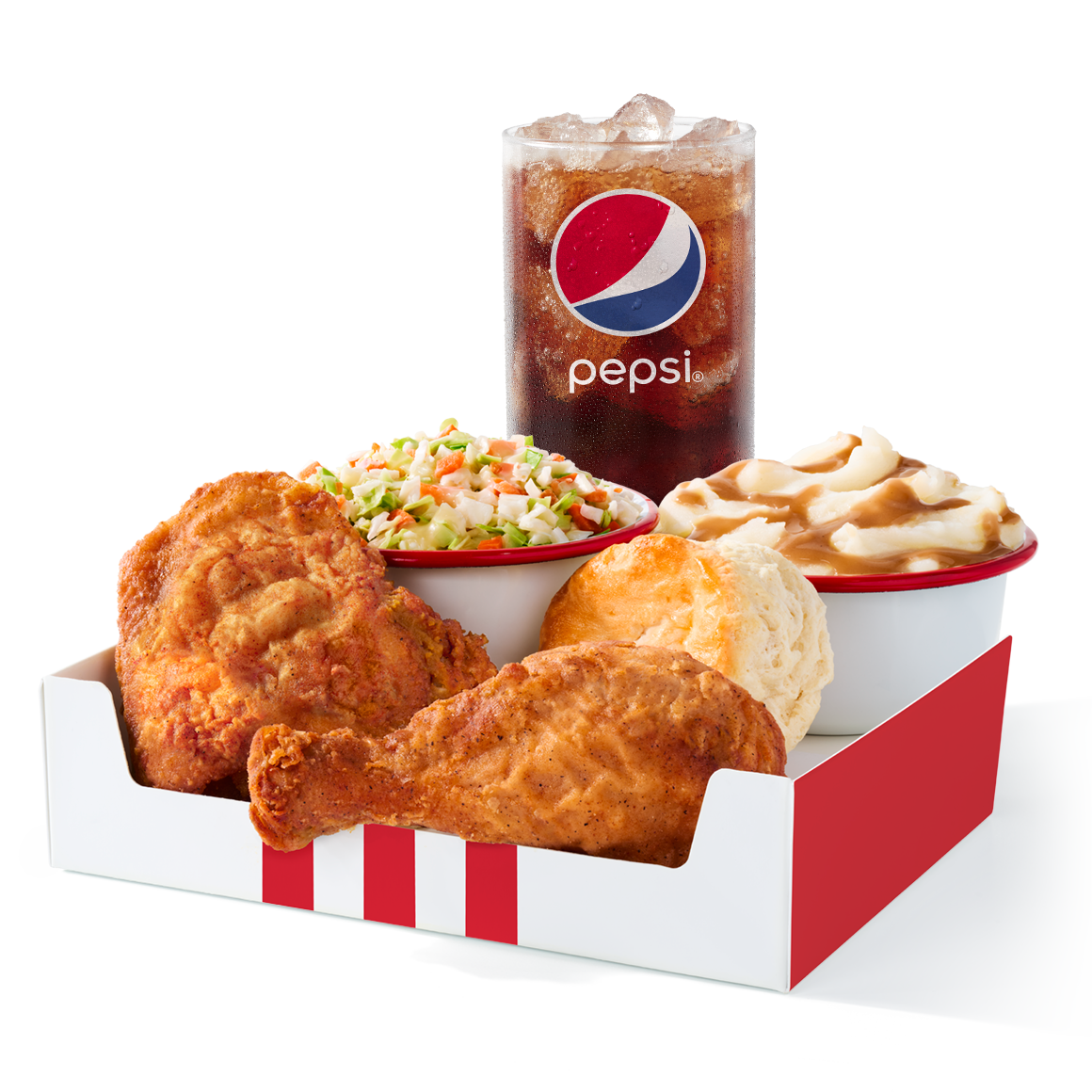 Order 2 pc. Drum & Thigh Big Box food online from Kfc store, Fairbanks on bringmethat.com