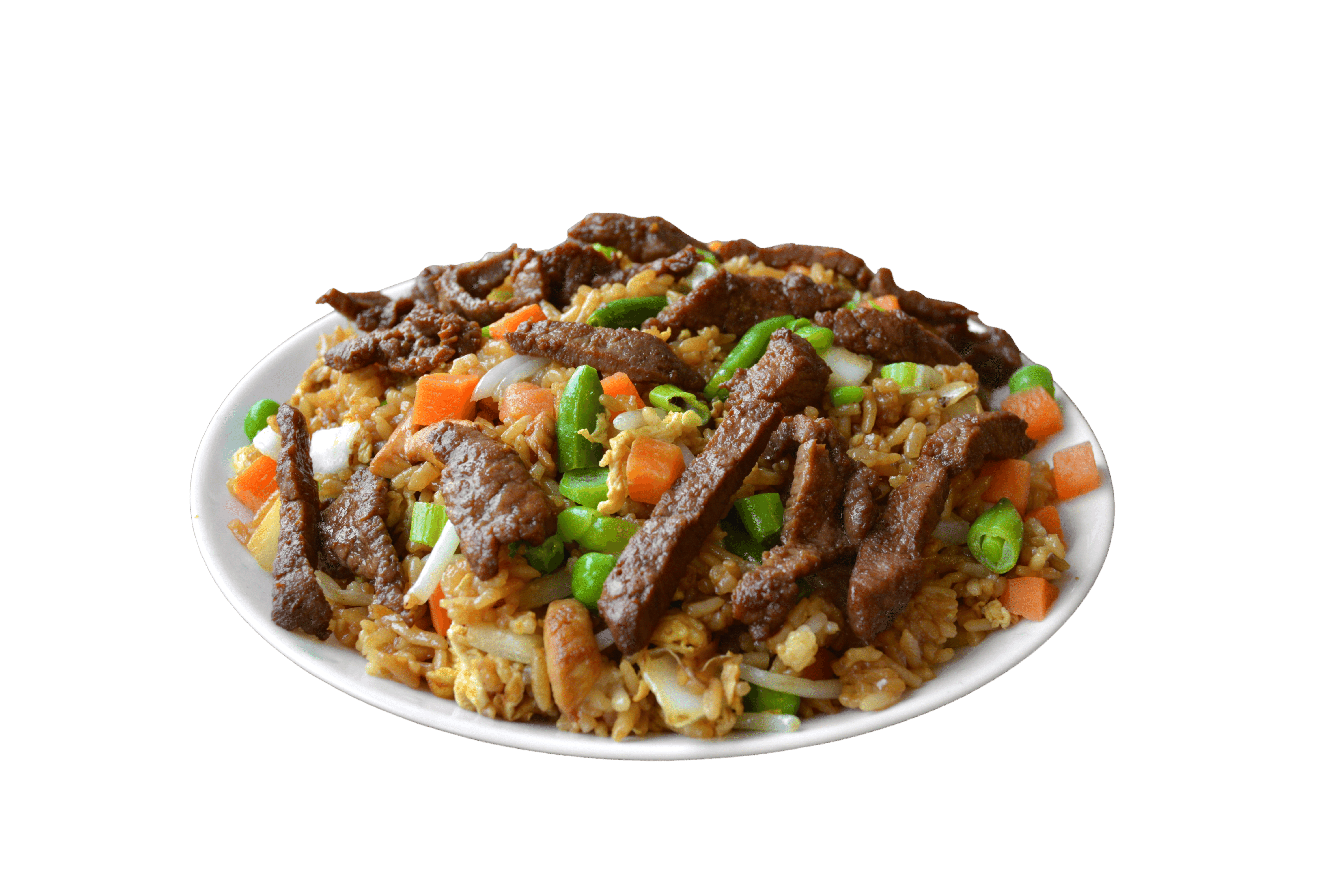 Order Beef Fried Rice food online from Halal China Kitchen Plus store, Jamaica on bringmethat.com