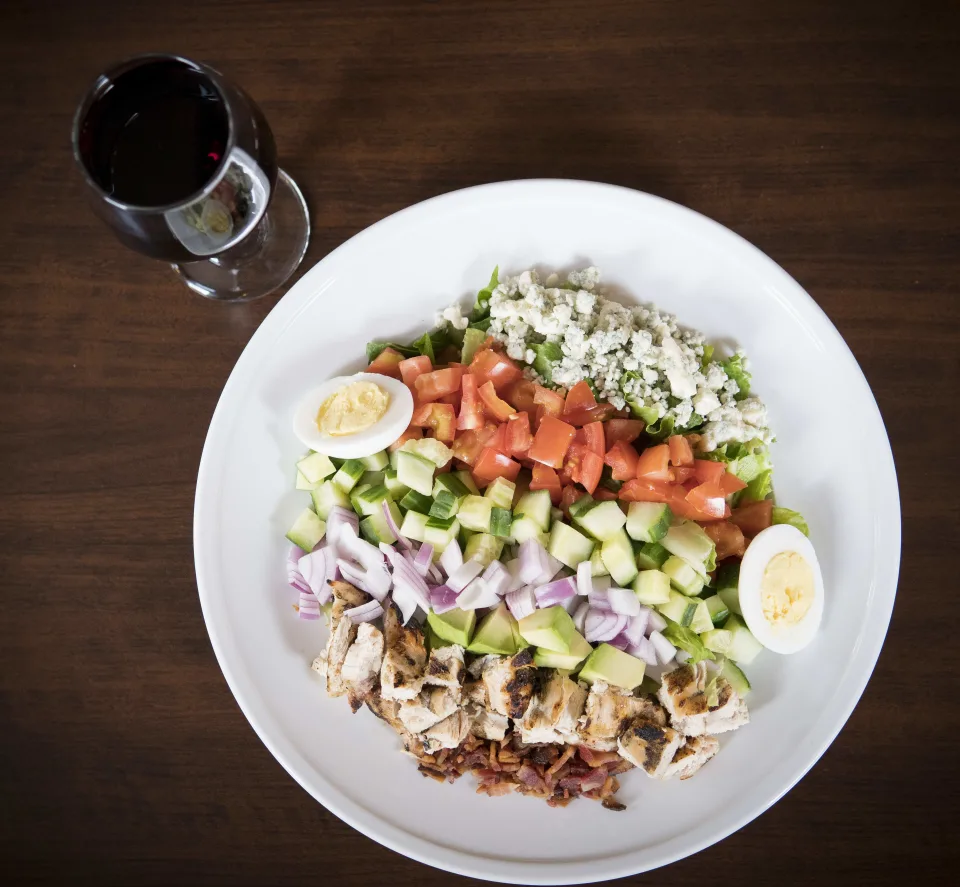Order Grilled Chicken Cobb Salad food online from British Beer Company store, Barnstable on bringmethat.com