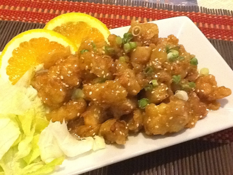 Order Orange Chicken food online from Angel Thai Cuisine store, Glendale on bringmethat.com