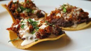Order Tostada Plate food online from Tortuga's Mexican Village store, Princeton on bringmethat.com