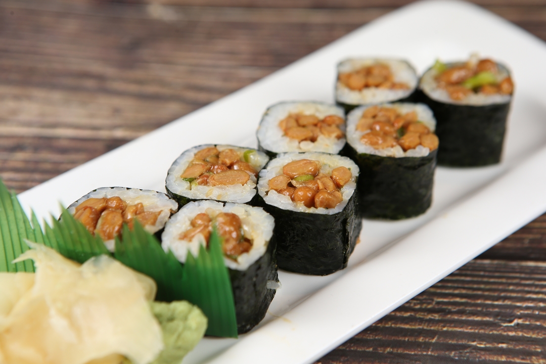 Order Natto Roll food online from Genki Ya Organic Sushi store, Boston on bringmethat.com