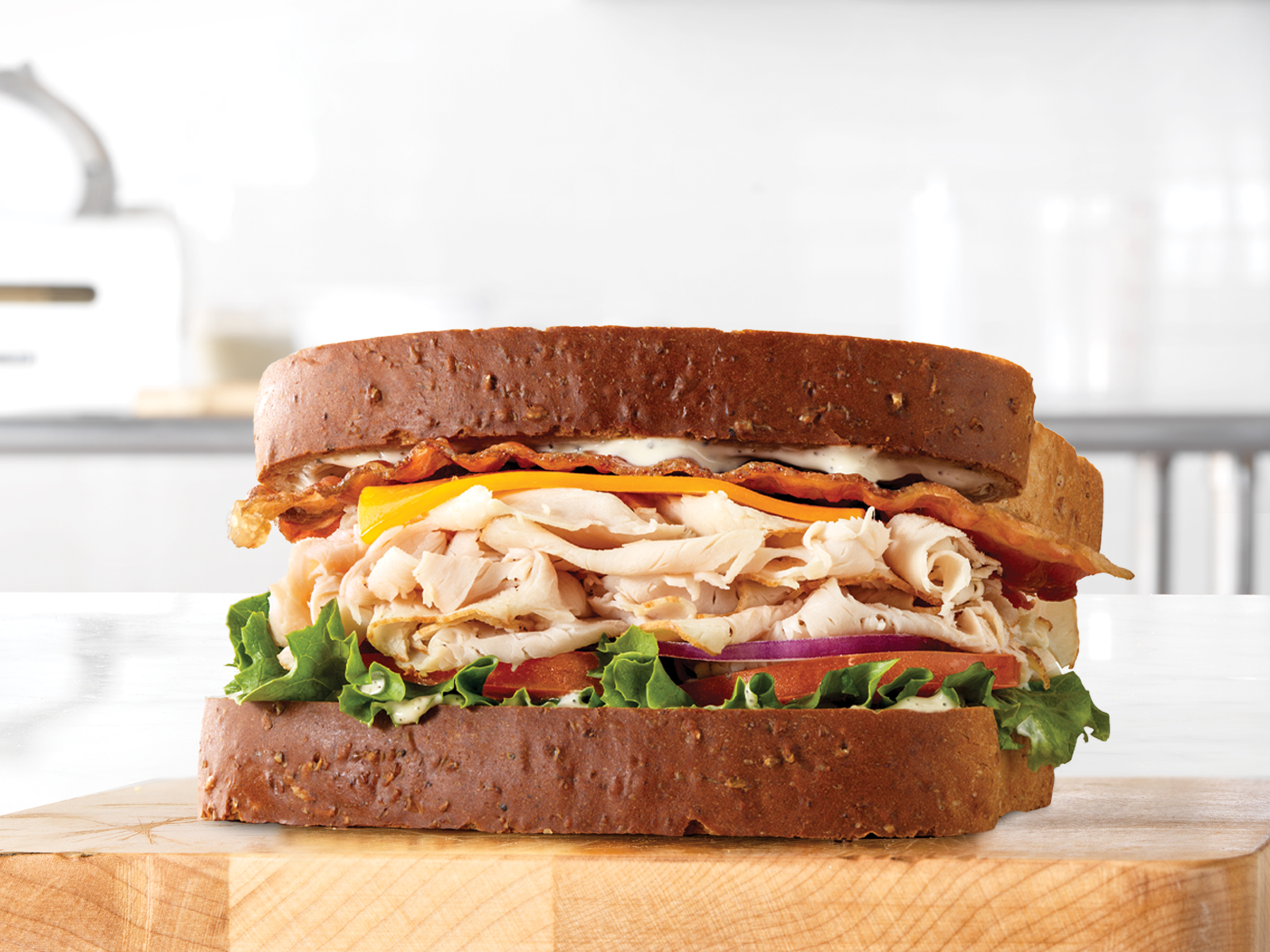 Order Roast Turkey Ranch & Bacon Sandwich food online from Arby store, Hickory Hills on bringmethat.com