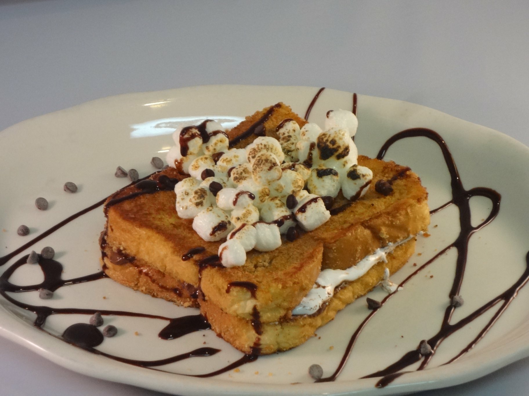 Order S’mores French toast food online from Athenian Restaurant store, Philadelphia on bringmethat.com