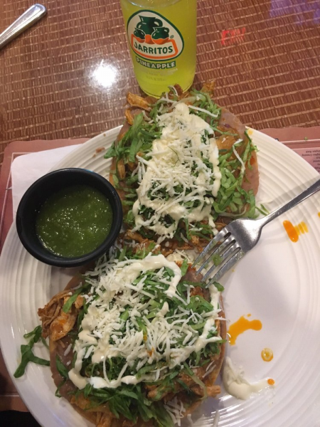 Order Chipotle Tostadas food online from Taqueria Viva Mexico Kitchen Cafe store, Jersey City on bringmethat.com