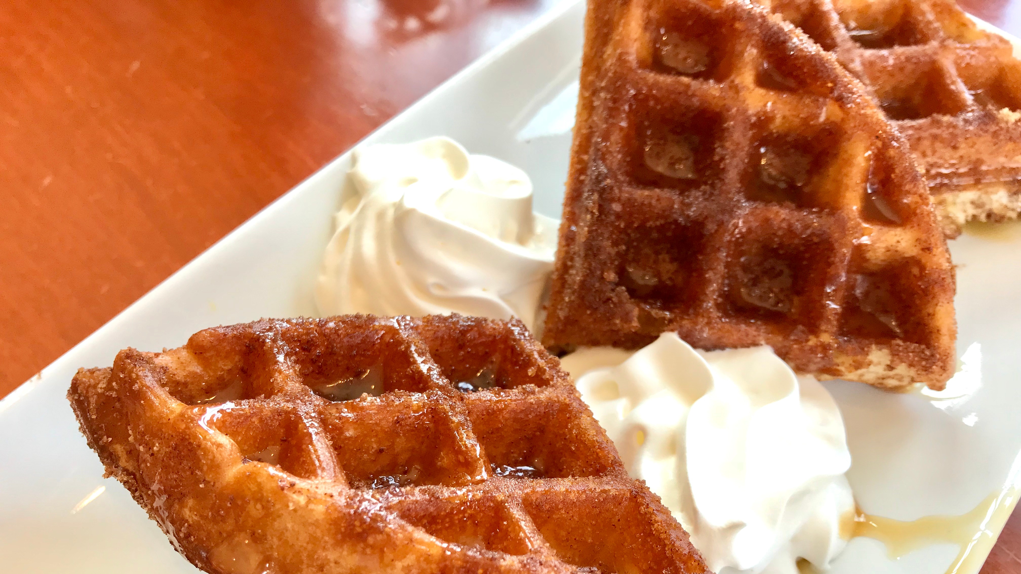 Order Churro Waffle food online from Old Town Cafe store, Camarillo on bringmethat.com