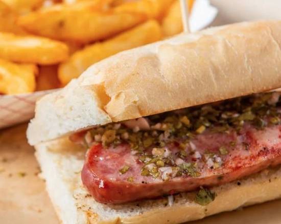 Order Choripan Sandwich food online from Lechon Latin BBQ Joint store, Raleigh on bringmethat.com