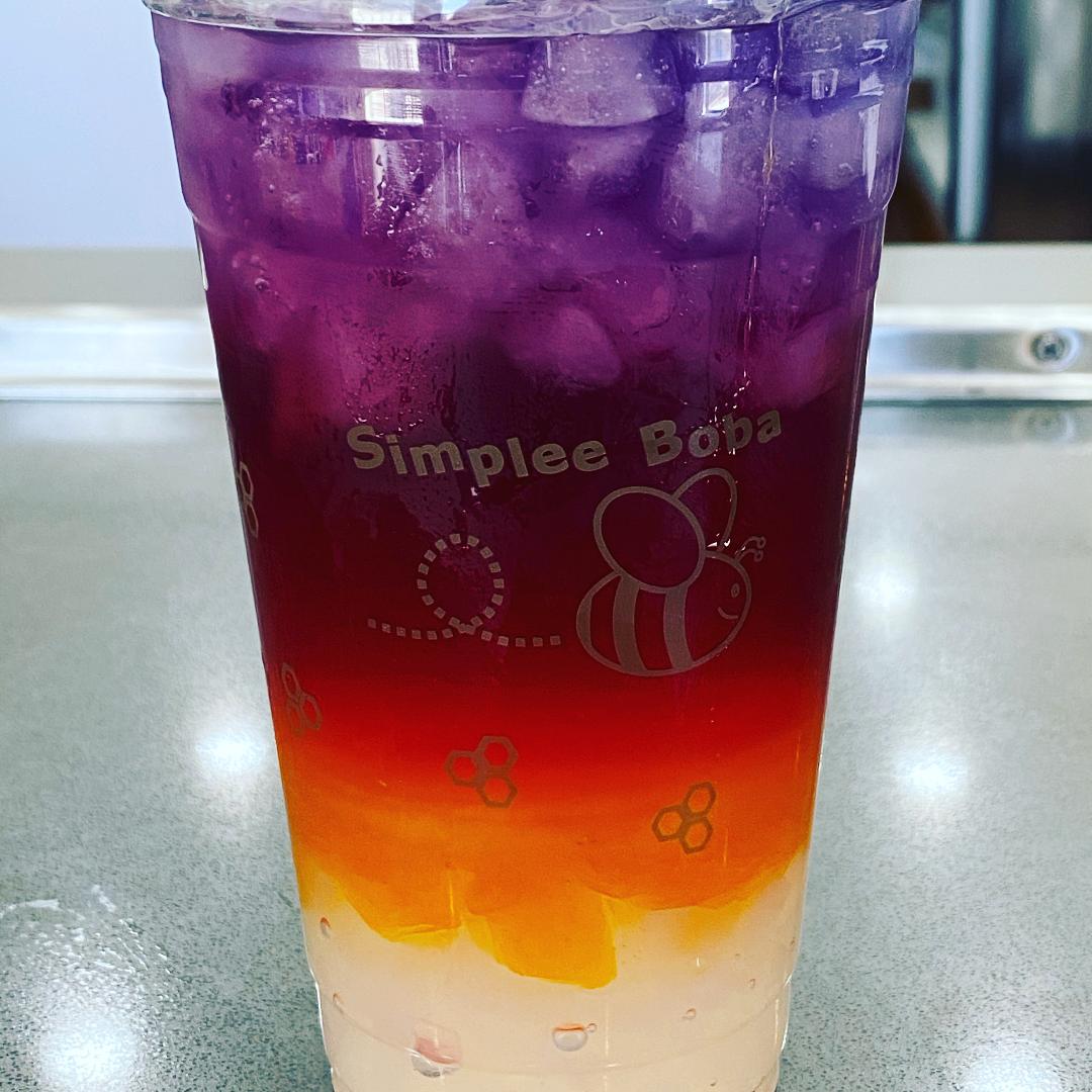 Order Hibiscus Sunset (L) food online from Simplee Boba store, Loma Linda on bringmethat.com
