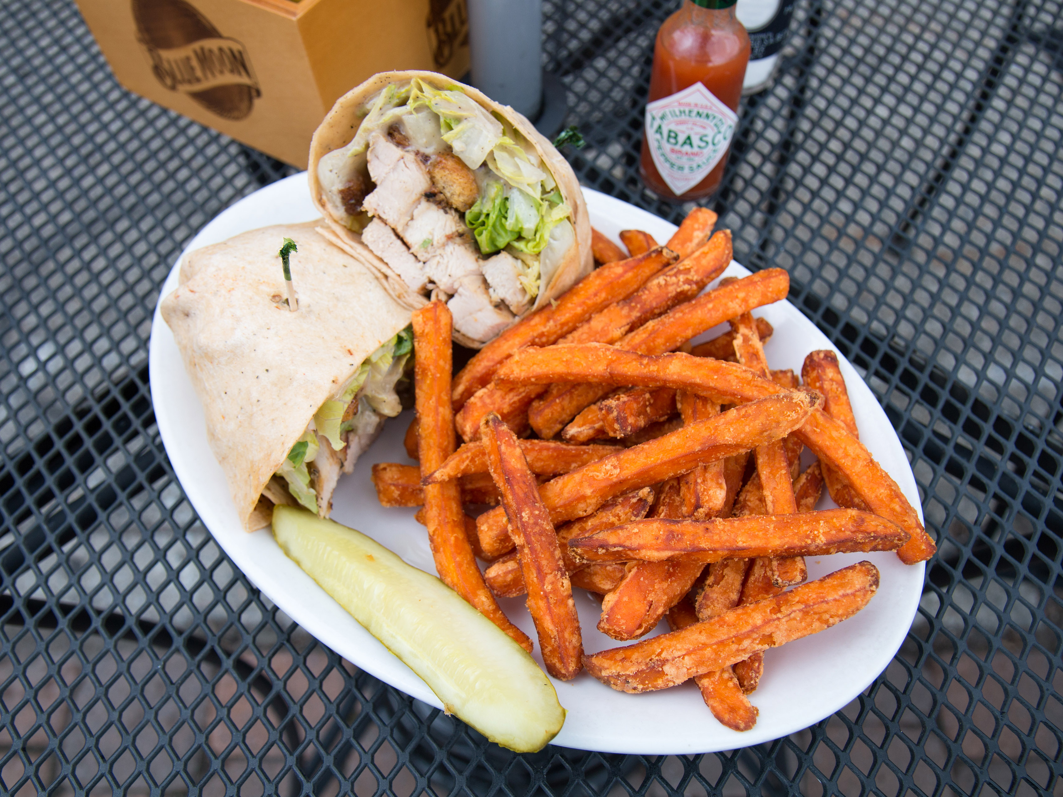 Order Grilled Chicken Caesar Wrap food online from The Ships Pub store, Albany on bringmethat.com